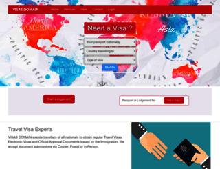 visasdomain.com screenshot