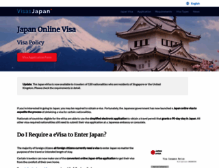 visasjapan.com screenshot