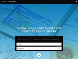 visatraveler.com screenshot