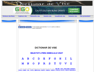 vise-dictionar.ro screenshot