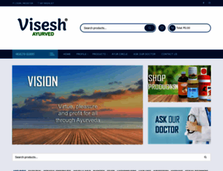 viseshayur.com screenshot