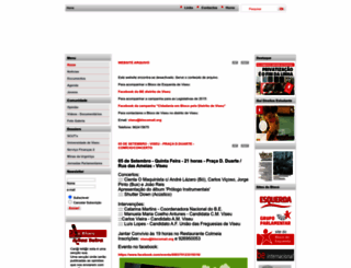 viseu.bloco.org screenshot