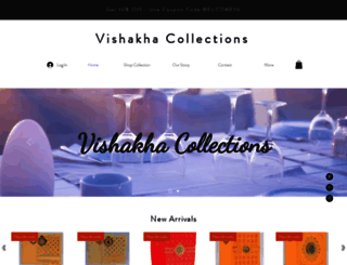 vishakhacollections.com screenshot