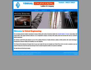 vishalengineeringladders.com screenshot