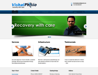 vishalphysio.com screenshot