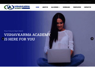 vishavkarmaacademy.com screenshot