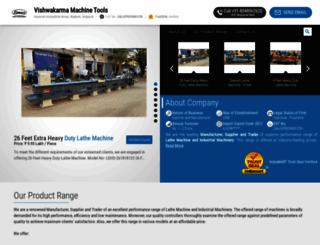 vishwakarmamachinetools.com screenshot