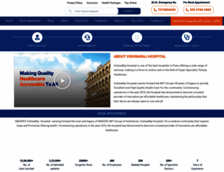 vishwarajhospital.com screenshot