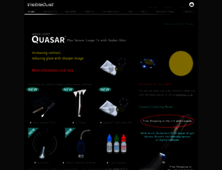 visibledust.com screenshot
