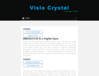 visiocrystal.com screenshot