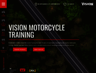 vision-motorcycletraining.co.uk screenshot