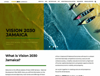 vision2030.gov.jm screenshot