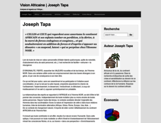 visionafricaine.wordpress.com screenshot