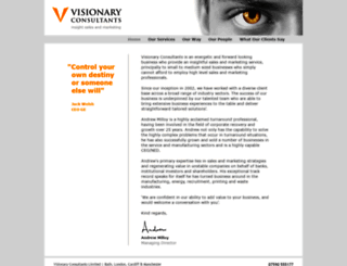 visionary-consultants.co.uk screenshot