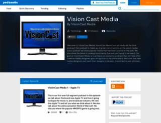 visioncast.podomatic.com screenshot