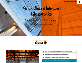 visionglassinteriors.com screenshot
