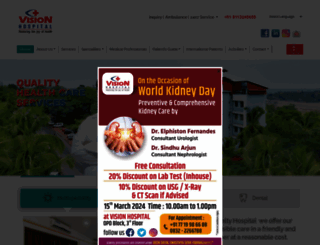 visionhospitalgoa.com screenshot