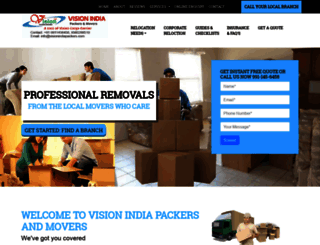 visionindiapackers.com screenshot