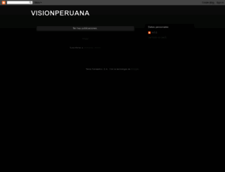 visionperuana.blogspot.com screenshot