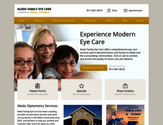 visionsource-aledofamilyeyecare.com screenshot