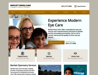 visionsource-bartlettvisionclinic.com screenshot