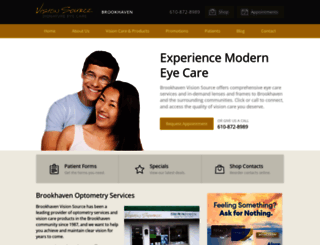 visionsource-brookhaveneyecare.com screenshot