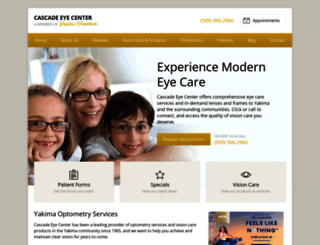 visionsource-cascadeeyecenter.com screenshot