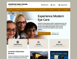 visionsource-centertoneyecare.com screenshot