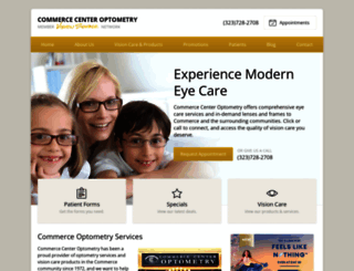 visionsource-commercecenteroptometry.com screenshot