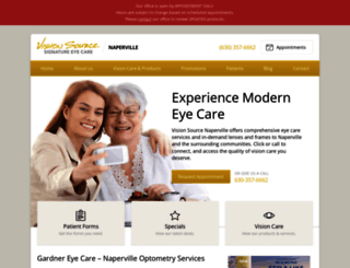 visionsource-gardnereyecare.com screenshot