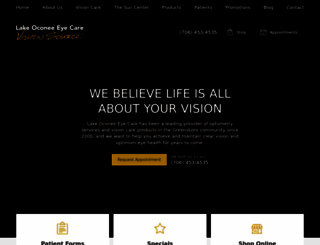 visionsource-lakeoconeeeyecare.com screenshot