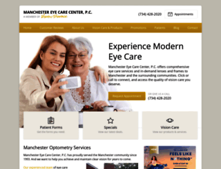 visionsource-manchestereyecarecenter.com screenshot