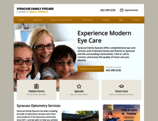 visionsource-syracusefamilyeyecare.com screenshot