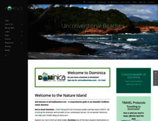 visit-dominica.com screenshot