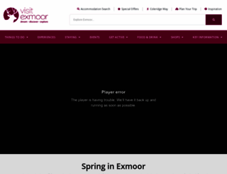 visit-exmoor.co.uk screenshot