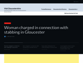 visit-gloucestershire.co.uk screenshot