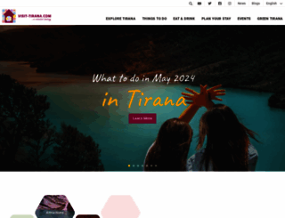 visit-tirana.com screenshot