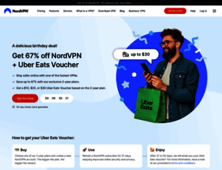visit.nordvpn.com screenshot