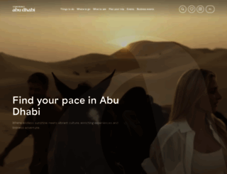 visitabudhabi.ae screenshot