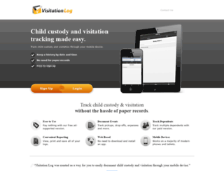 visitationlog.com screenshot