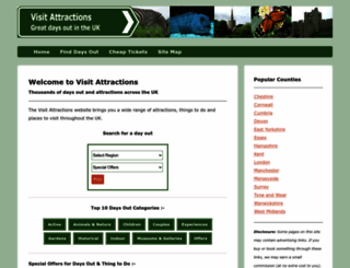 visitattractions.co.uk screenshot