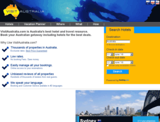 visitaustralia.com screenshot