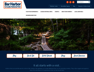visitbarharbor.com screenshot