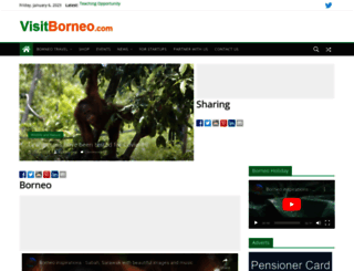 visitborneo.com screenshot