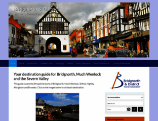 visitbridgnorth.co.uk screenshot