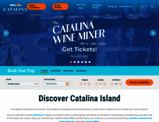 visitcatalinaisland.com screenshot