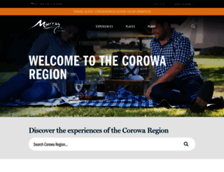 visitcorowaregion.com.au screenshot