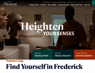 visitfrederick.org screenshot