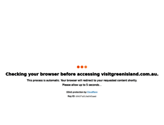 visitgreenisland.com.au screenshot