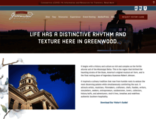 visitgreenwood.com screenshot